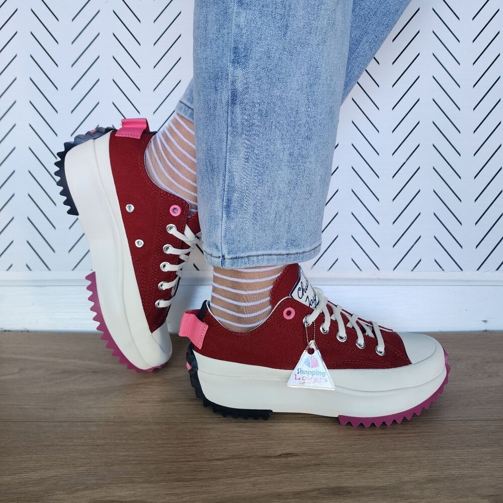 ❤️Converse Run Star Hike Platform Color Pop Sz 9 Women Shoes Sneaker Red A14272C